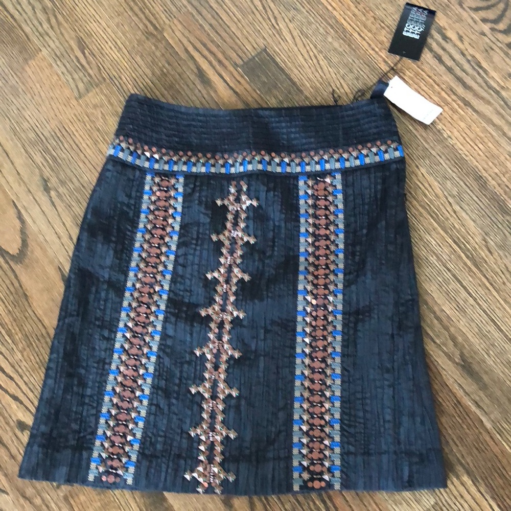 NWT Etcetera beaded skirt size 8